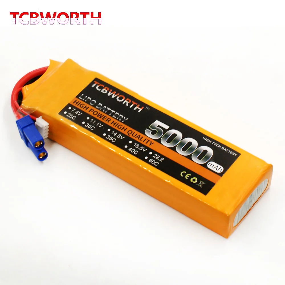 Батарея TCBWORTH RC Quadrotor LiPo 3S 11 1 V 5000mAh 25C для радиоуправляемый самолет Квадрокоптер