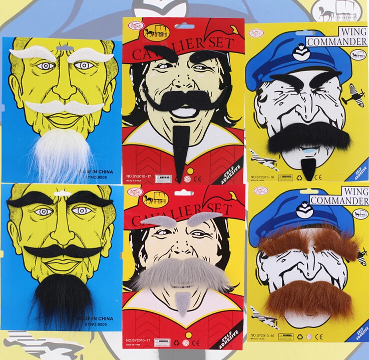 10 комплектов костюм на Хэллоуин и Рождество нарядное платье с имитацией усов