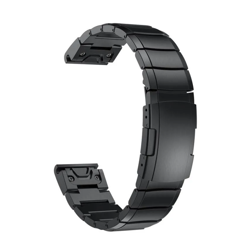 Ремешок для часов из нержавеющей стали ремешок быстрой замены Garmin Fenix 5X часы 15J