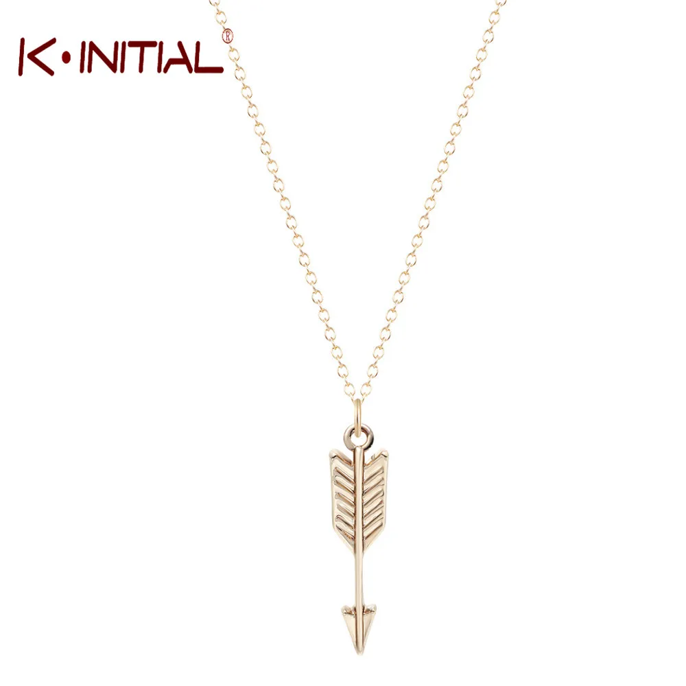 Kinitial 10 шт. оптовая продажа One Direction Arrow Цепочки и ожерелья Short Colar feminino стрела