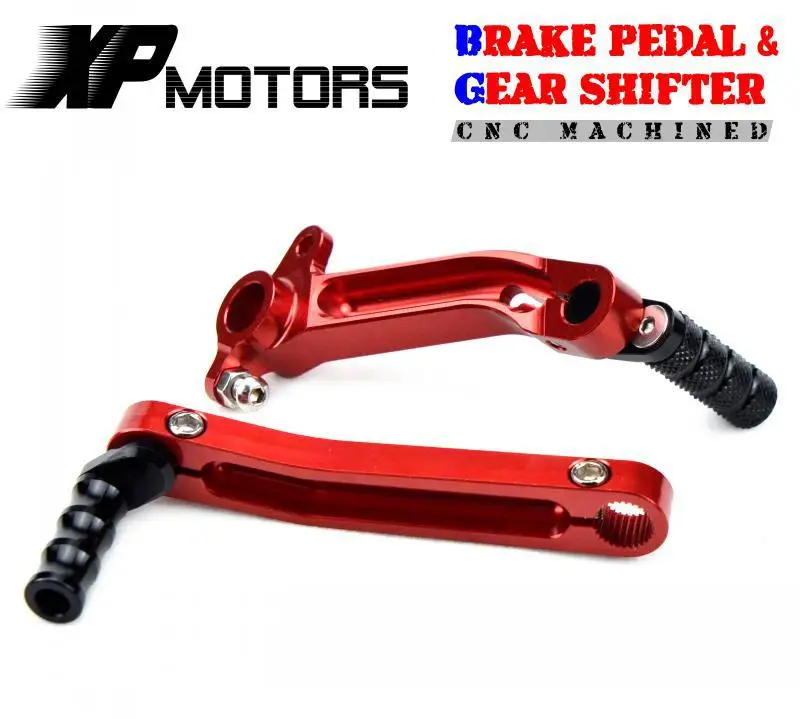 

Adjustable Shorty CNC Billet Reverse Gear Shifter Brake Pedal Levers For Ducati SuperSport 620/750/800/900/1000SS Red