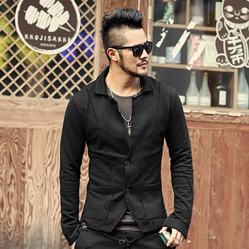 2018 NEW high quality New Autumn winter men casual Blazer men's cotton suit Jacket slim fit Men's classic blazer coat fashion |
