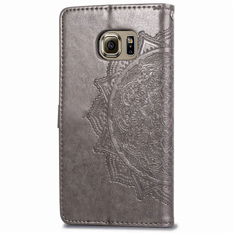 Роскошный чехол Кошелек из искусственной кожи для Samsung Galaxy S6 G920 G920F SM G9200 флип