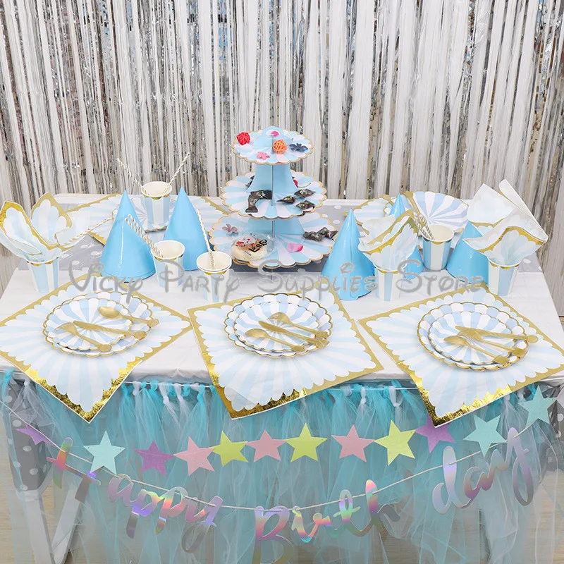 3-слойная одноразовая подставка для торта с горячей штамповкой на день рождения