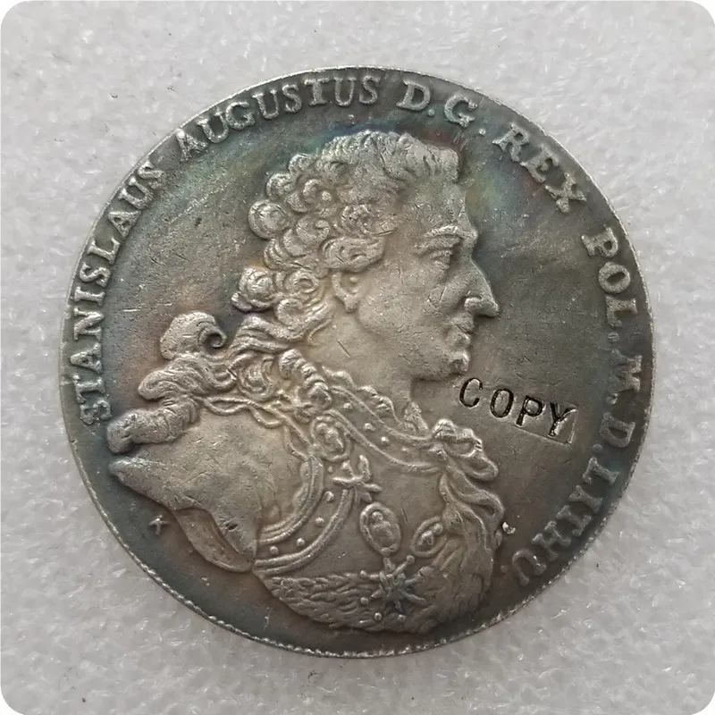 THALER 1766 S.A.P. Копия станислауса Огюста памятные монеты Реплика монет коллекционные