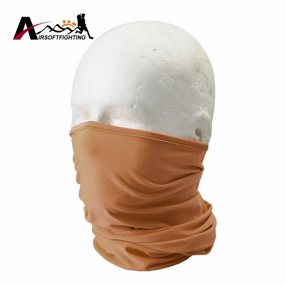 Quick Dry Elastic Lycra Cycling Headband Half Face Mask Bike Bicycle Breathable Balaclava Hunting Hiking Warm Neck Hood Cover