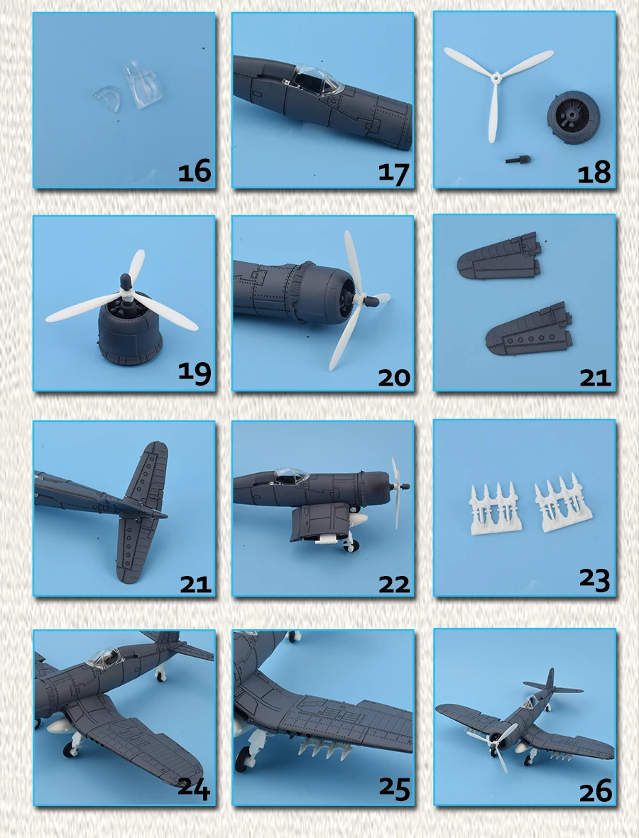 1 шт. Сборная модель самолета набор игрушек для мальчиков военный F4U Corsair Fighter 4D модель DIY строительные блоки игрушка для обучения подарки