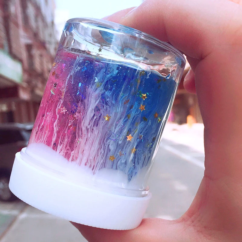Креативный Звездный облако Slime глина грязь DIY Разноцветные блестки с украшением в