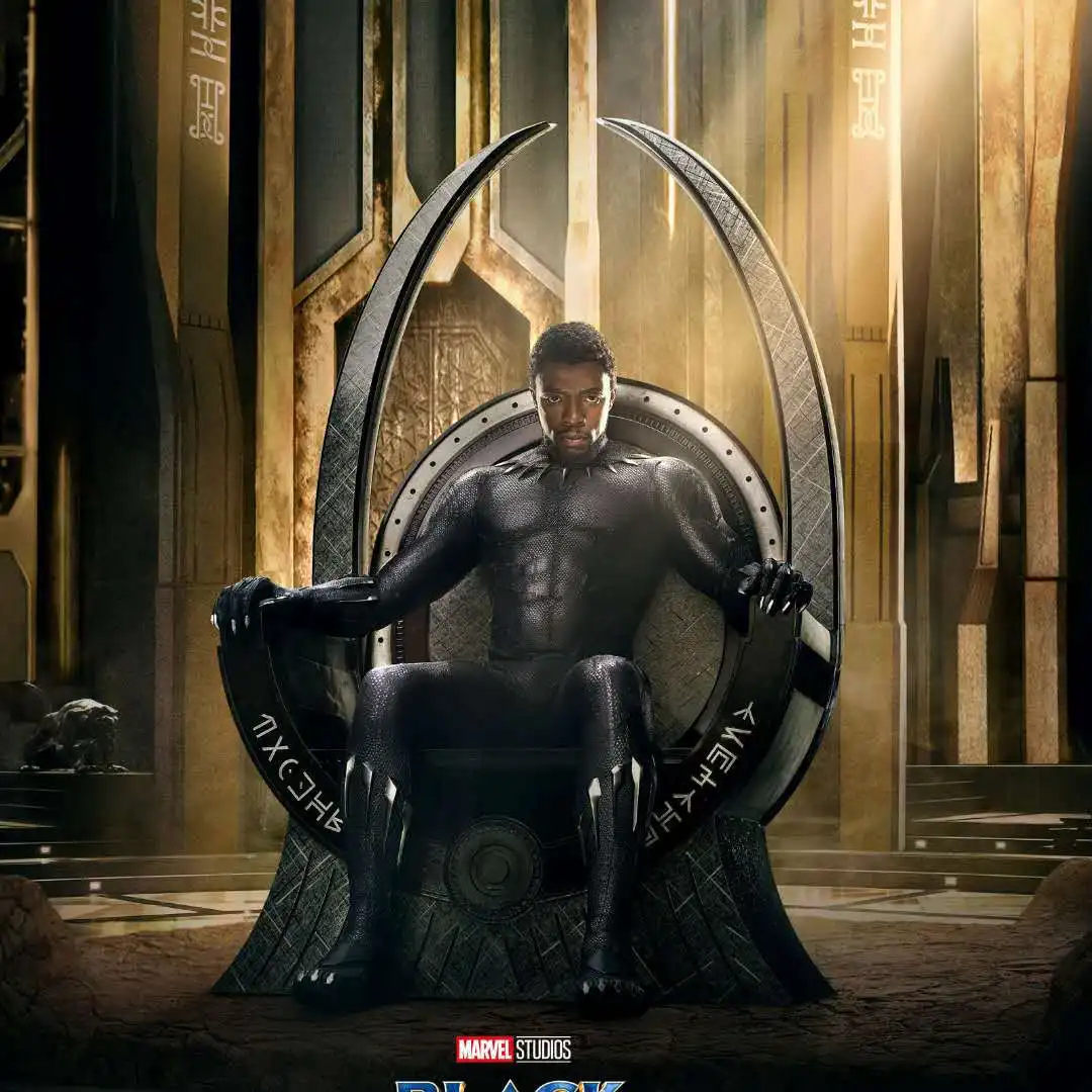 Железный Трон Marvel Мстители Черная пантера Статуэтка фигурка из смолы игрушки
