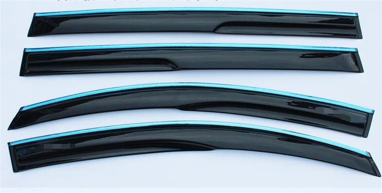 For touran Plastic Window Visor 2005-2015 Vent Shades Sun Rain Deflector Guard Auto Accessories 4PCS/SET | Автомобили и мотоциклы