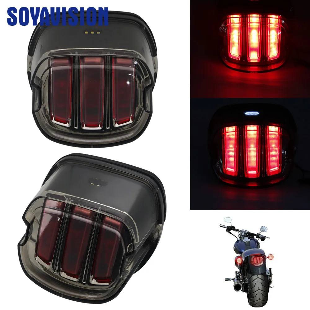 Для Harley Dyna Fat Boy FXSTB для Softail Sportster Road King Electra Glide мотоциклетный светодиодный