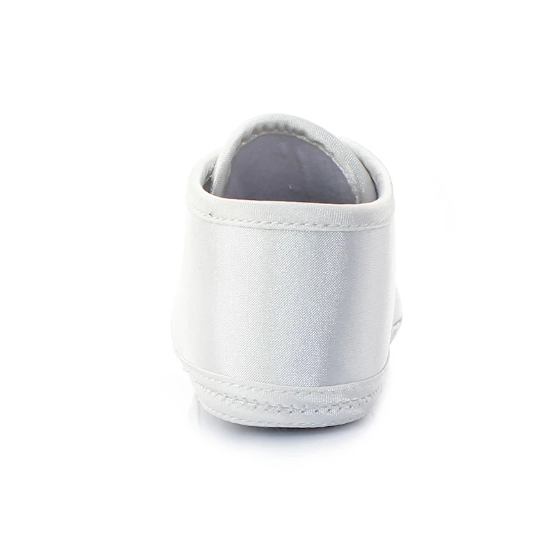 

Delebao Spring/Autumn White Christening Baptism Prewalkers Baby Boy & Girl Lace-up Shoes Only Shipped To US
