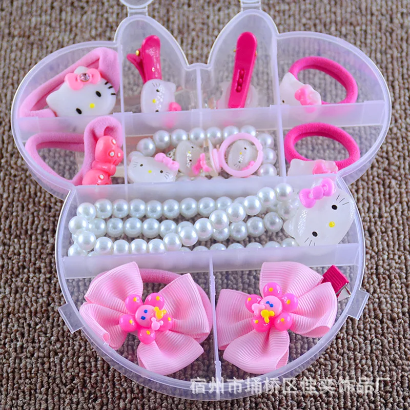 Hello kitty Аксессуары для волос El Cabello аксессуары для женщин резинка на голову Детские аксессуары для волос заколка