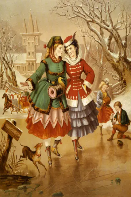 Винтажный постер для катания на лыжах спорта путешествий Хоккей в Bohmen