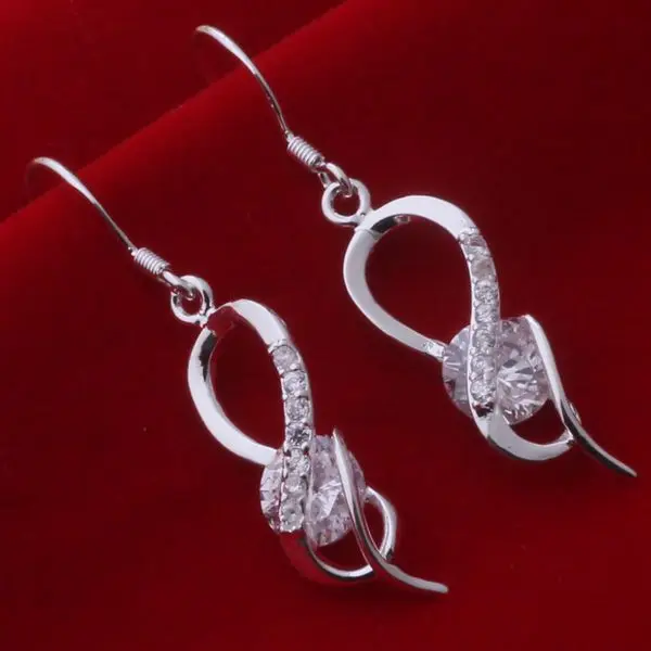 AE595 красивые серебряные серьги 925 модные ювелирные изделия редкие 8 формы/bckajtra