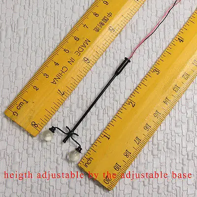 LQS34 5 шт. Модель Железнодорожный поезд лампа столбы двора уличный свет лампы ОО/Хо