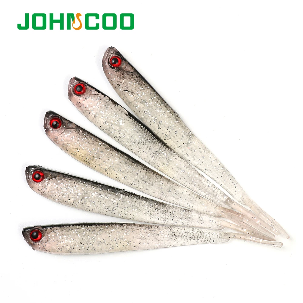 JOHNCOO Новые 10 шт рыболовные силиконовые приманки 2 3 г 6 3D глаза для ловли карпа