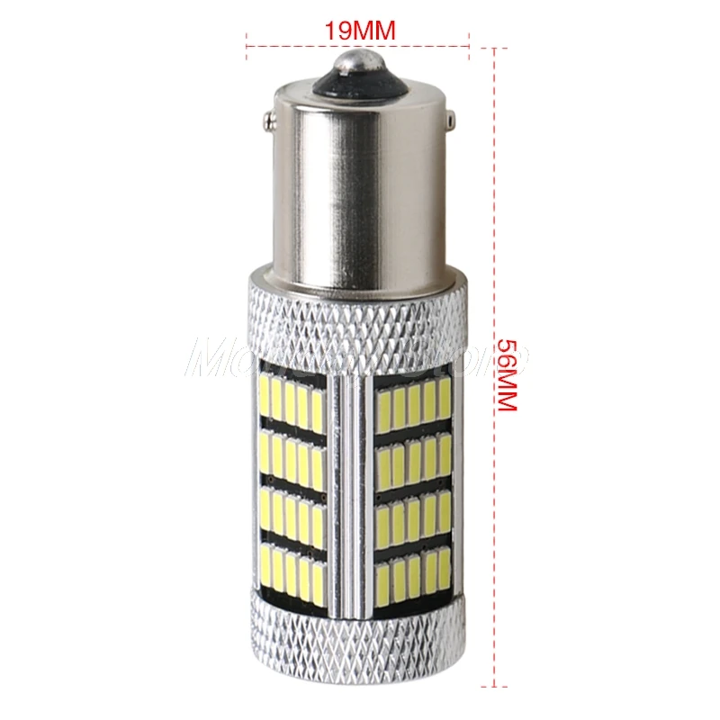 BRIDAY 2шт BA15S P21W 1156 4014 92smd обратный светильник с поворотным сигналом светодиодный