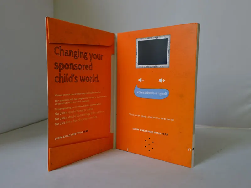 2 8 дюймовая инновационная видеокарта/визитница пользовательская видеокарта