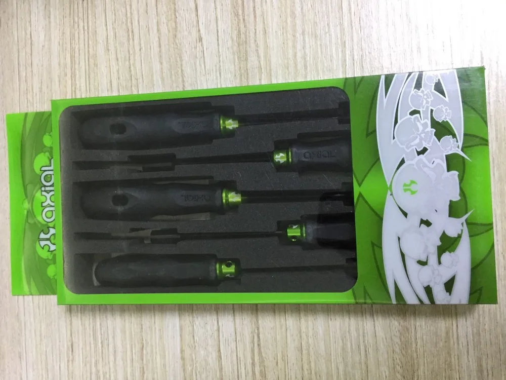 Осевые драйверы гнезда R/C inch'Hex Tools AX20024 3/16 1/4 5/16 11/31 3/8 kit box|Детали и аксессуары| |