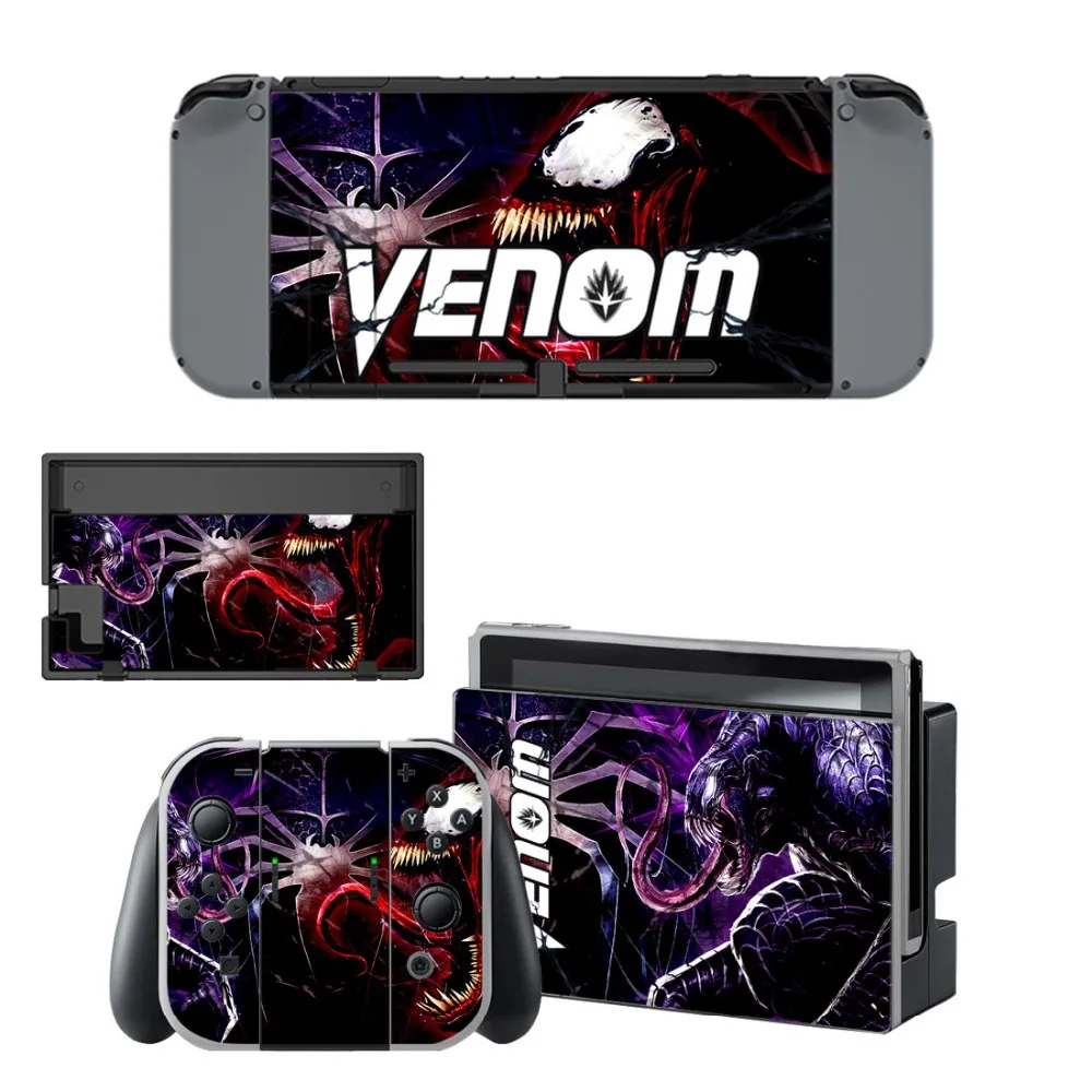 Виниловая наклейка для кожи Venom консоли Nintendo Switch и Joy Con Controlle|Наклейки| |
