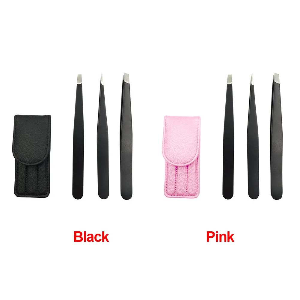 3 шт. Подарочный Пинцет для макияжа из нержавеющей стали небольшое удаление