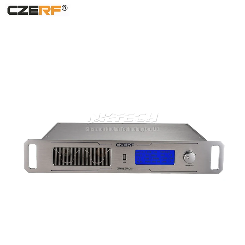 CZE T1K1 CZERF PLL стерео FM передатчик 0 1000 Вт Регулируемая мощность радиовещания RS232 RDS