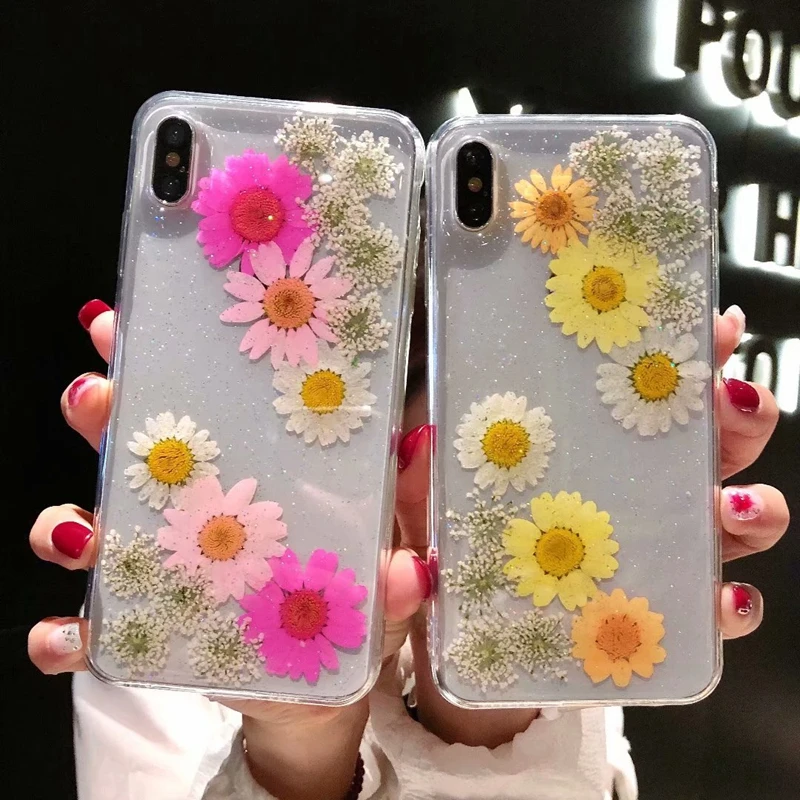 Casyva чехол для iPhone X XR XS MAX Bright flowers силиконовый 6 7 8 S plus мягкая задняя крышка |