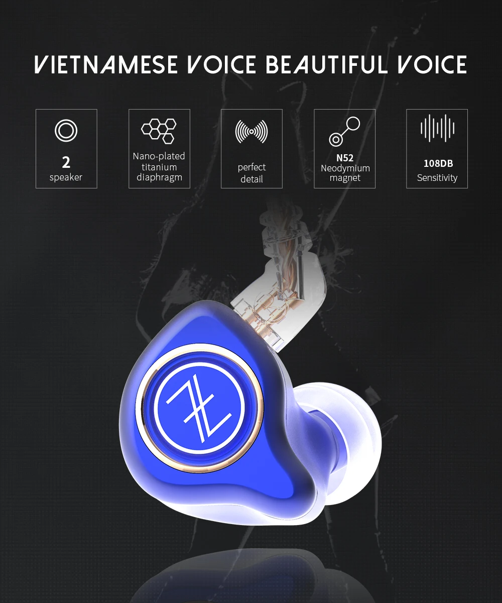 TFZ KING PRO Hi-Fi наушники-вкладыши мониторные наушники стерео наушники с 2-контактный 0,78 мм 5N бескислородная Съемная медные кабели