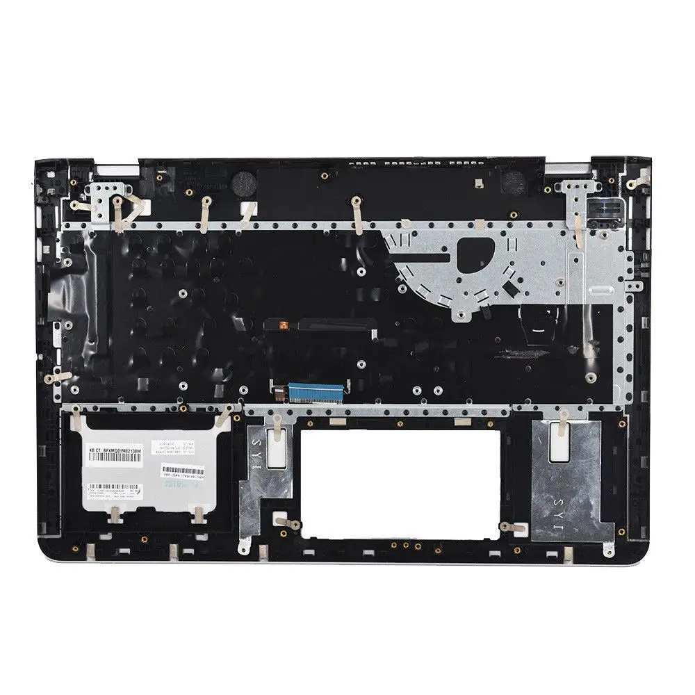 YALUZU new for HP ENVY 15-AS 15-as000 Silver Palmrest Backlit Keyboard 857799-001 6070B1018801 upper case cover US KB bezel | Компьютеры и