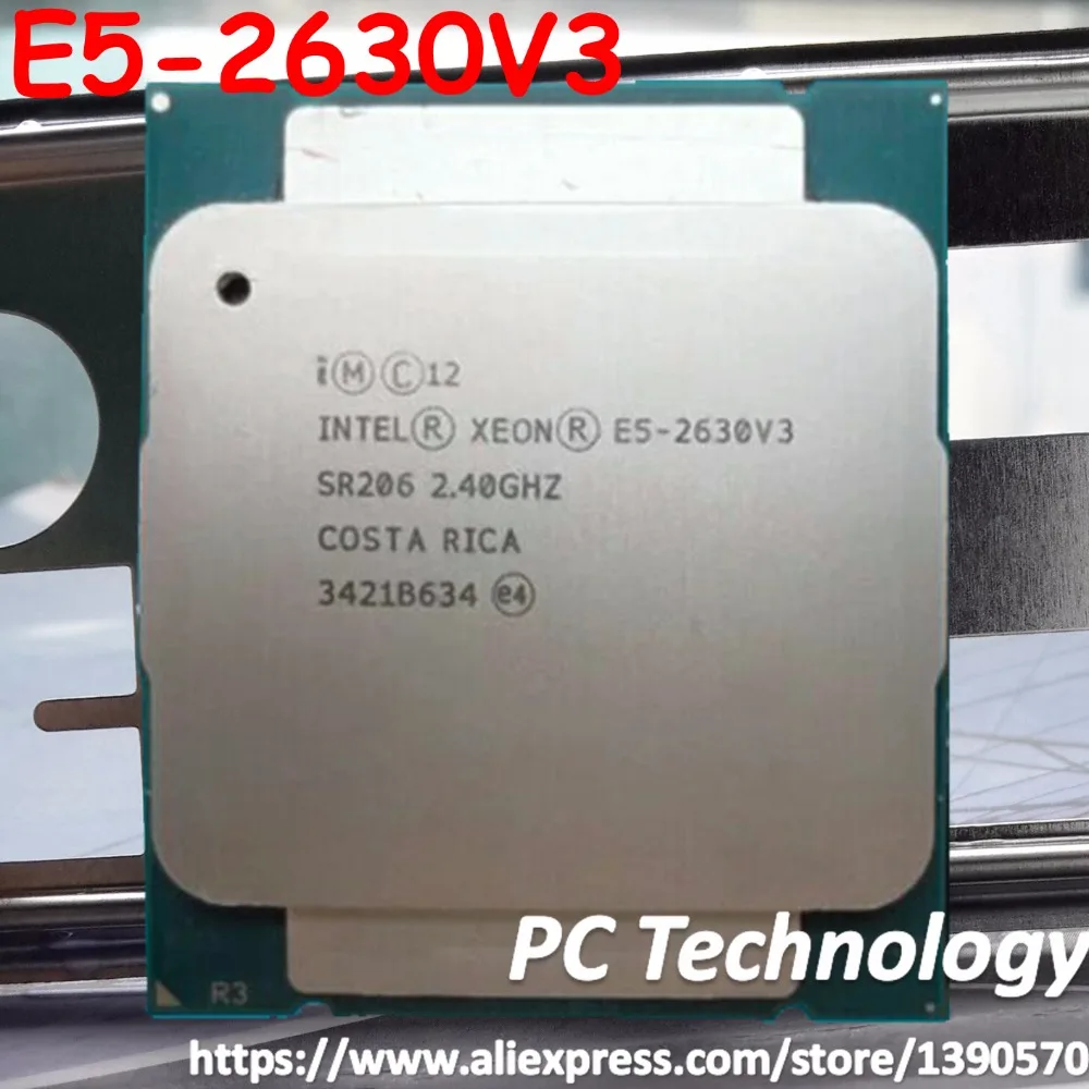 Оригинальный процессор Intel Xeon E5 2630 V3 2 40 ГГц 8 ядерный 20 Мб кэш памяти DDR4 1866 МГц FSB