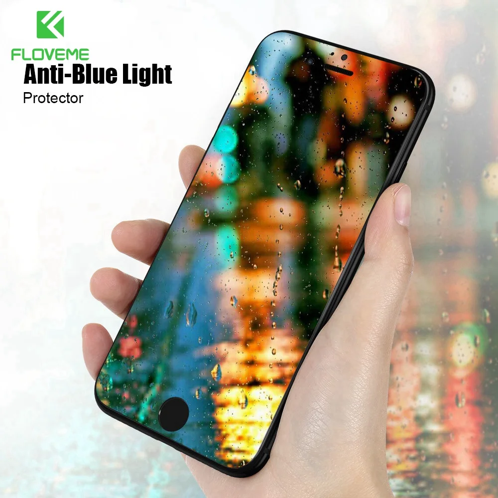 FLOVEME 0.2мм закаленное Стекло для iPhone 6 7 Plus 9H твердость полное покрытие Защитная