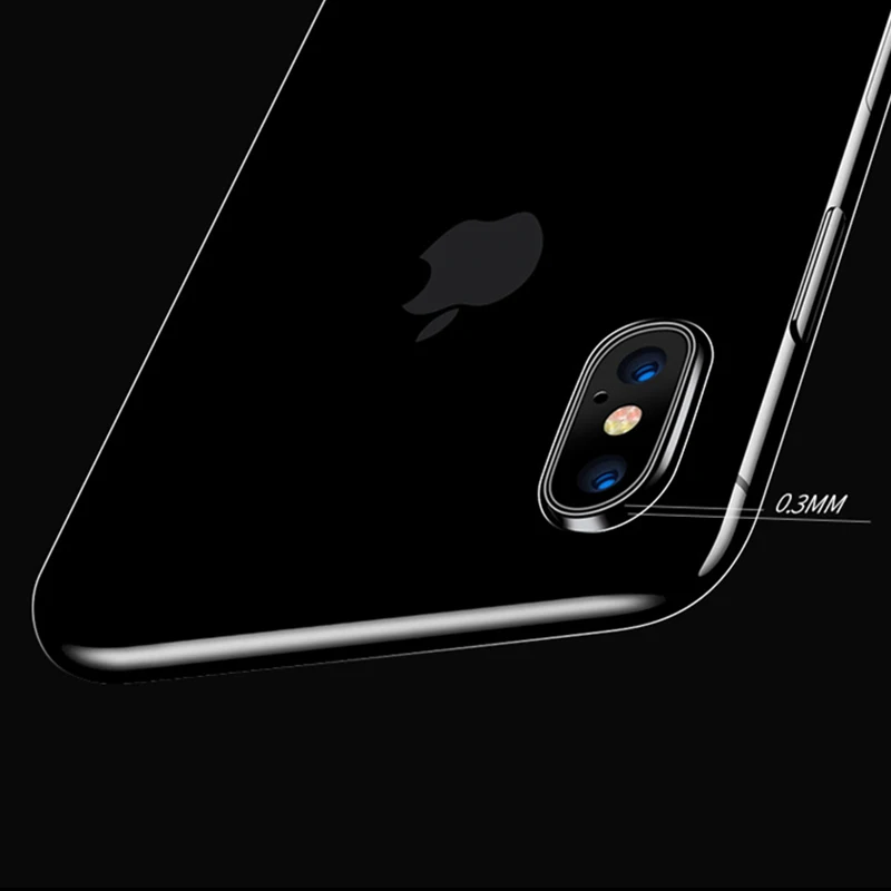 Мягкий прозрачный силиконовый чехол для iPhone 11 Pro Max прозрачная задняя крышка XR X XS