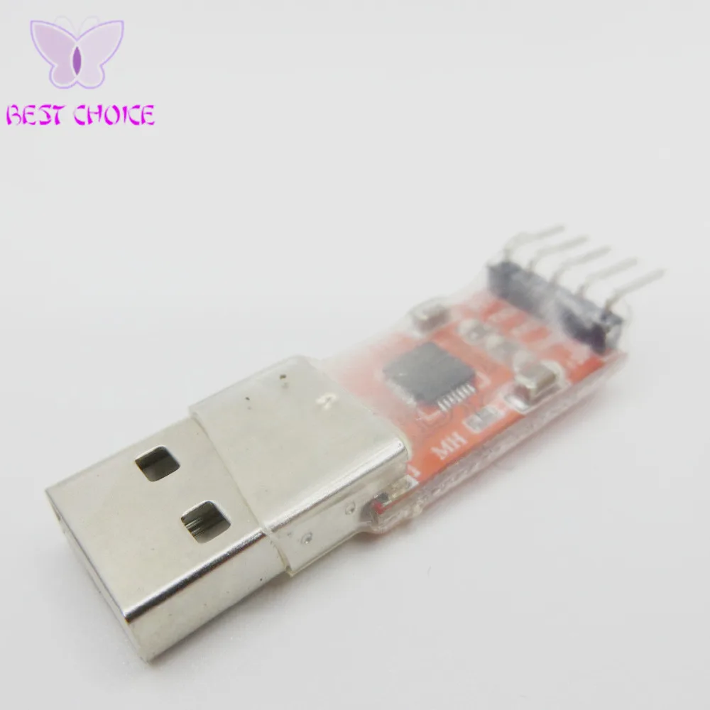Оптовая цена 100 шт./лот TTL разъем CP2102 модуль USB к с Dupont кабель для загрузки STC