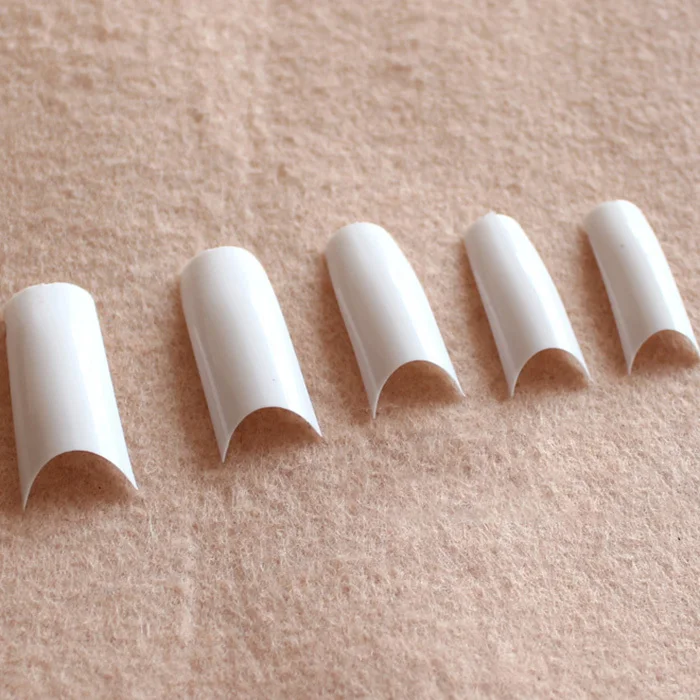 CoolMall-10 size False Nail 500pcs Artificial Acrylic French Art Tools | Красота и здоровье