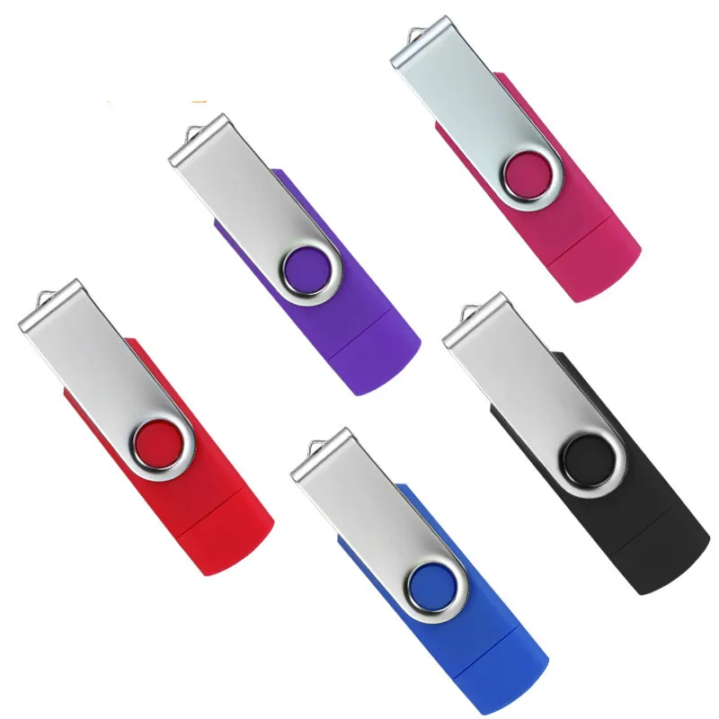 2 в 1 OTG USB флеш-накопитель 16 ГБ 8 ГБ 4 ГБ флеш-накопитель смартфон внешний накопитель на Android USB накопитель
