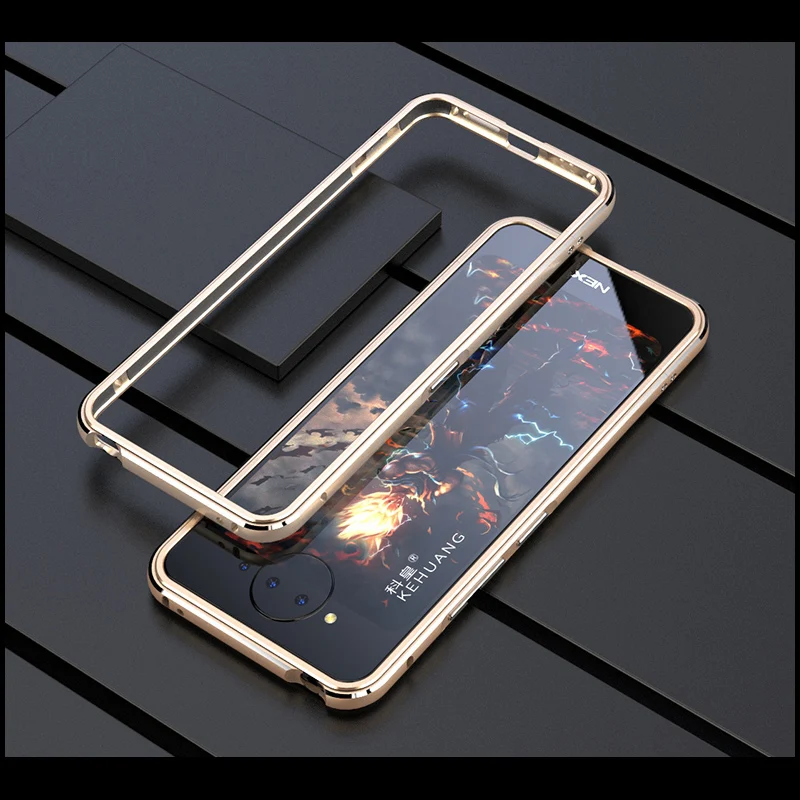 Роскошный брендовый Алюминиевый металлический бампер рамка для Vivo Nex двойной