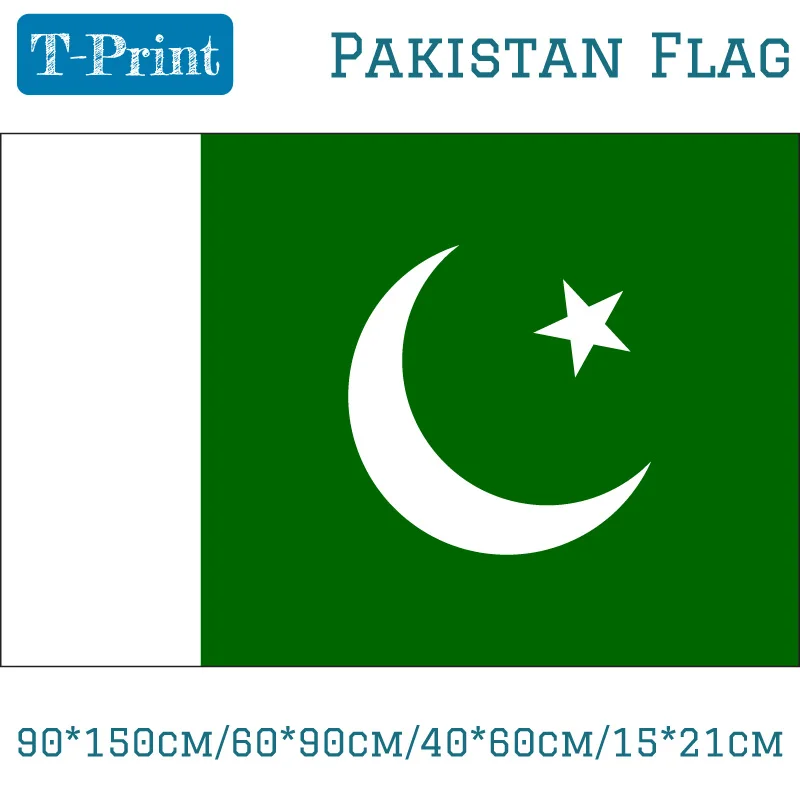 

Pakistan National Flags and Banners 90*150cm/60*90cm/40*60cm Event Sports games Sports meeting Gift Flag Banner Decoration