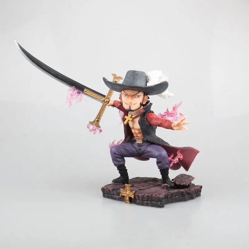 

Anime Dracule Mihawk PVC Action Figure Collectible Model Doll Toy 16cm