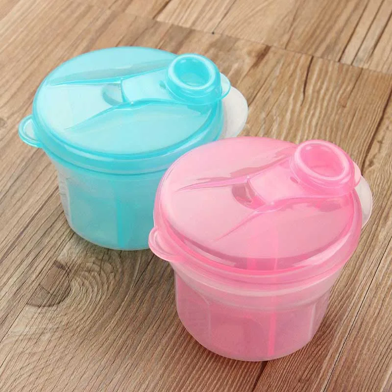 Портативная пластиковая коробка для молока контейнер дозатора порошка