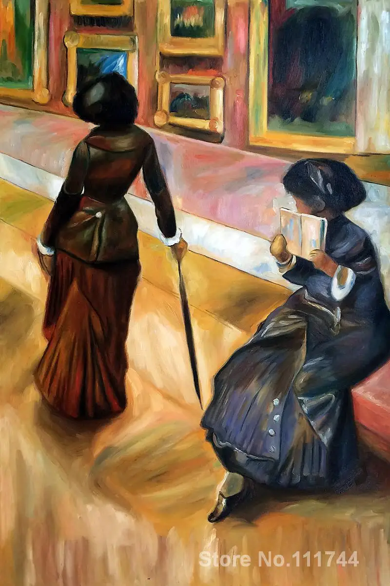 Большой холст стены искусства Мэри Кассат в Лувре от Edgar Degas высокое качество