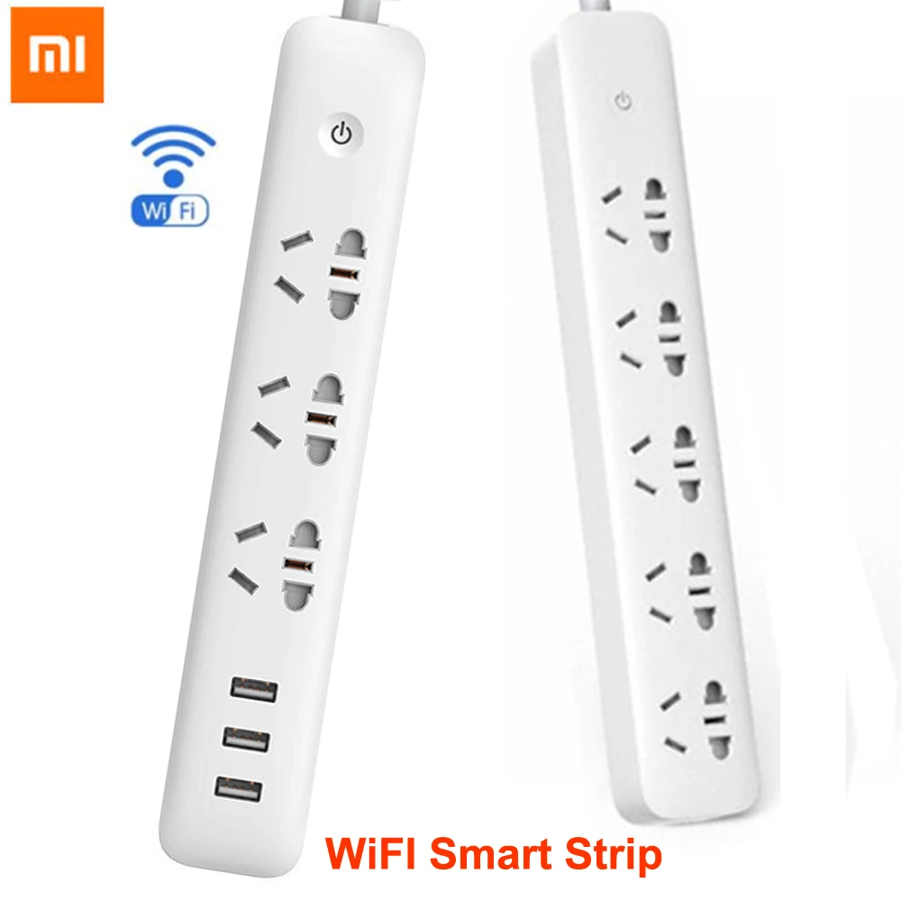 Xiaomi Qingmi Mi умный дом мощность полосы электрическая розетка Wi Fi приложение