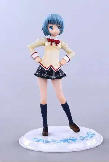 2016 новинка Японские Оригинальные фигурки 17 см из ПВХ Puella Magi Madoka Magica Miki Sayaka детские