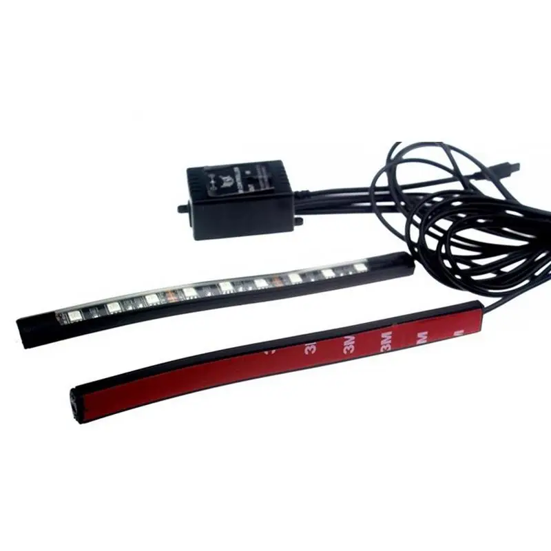 Автомобильный Стайлинг DC 12 В 4в1 пульт дистанционного управления RGB беспроводной контроль автомобиля грузовика 9 светодиодный неоновый интерьерный светильник лампа полоса струнный светильник s