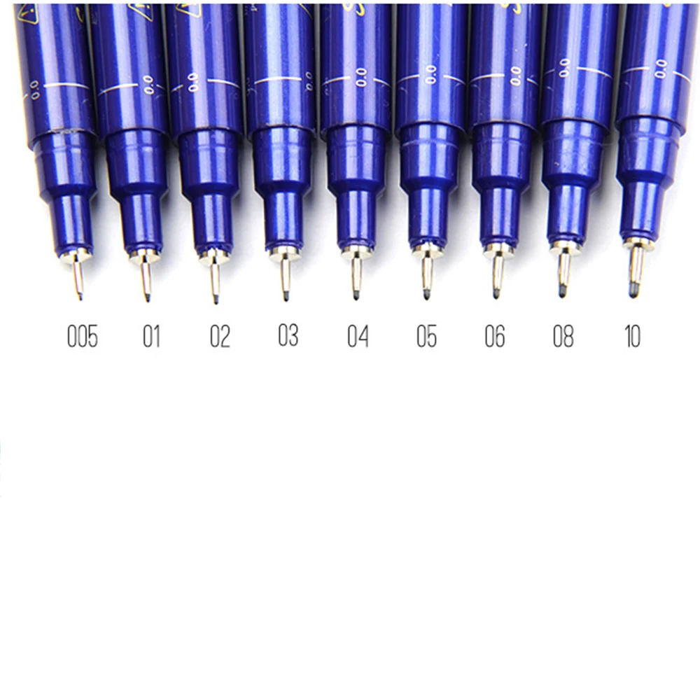 

Superior 8pcs/Lot Different Types Pigment Fine Liner Water Based Sketch Markers for School Children Stationery Supplies