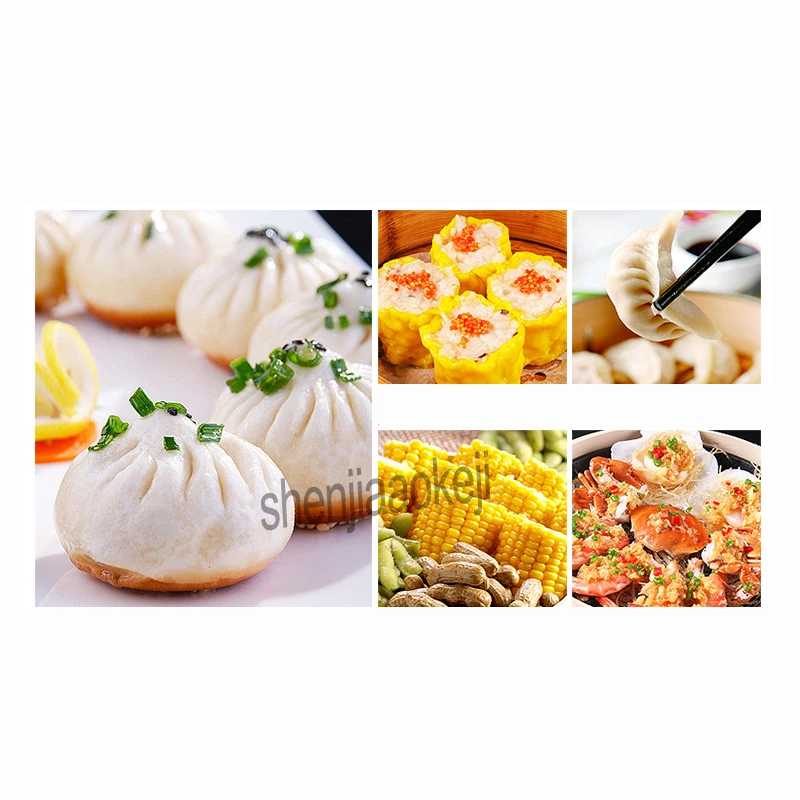 Electric bun Steamer Commercial stainless steel table base Bun Steam machine bread Food warmer cabinet Cooking Appliances 220V