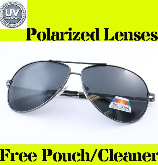 

2016 Sale Gafas De Sol Classic Pilot Style Navigation Polarized Sport Driving Driver Sunglasses With Pouch And Testing Card 007