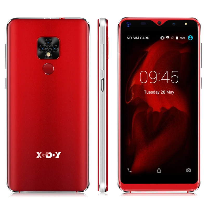 XGODY mate 20 Мини-смартфон 5," 18:9 Android 9,0 Face ID 1 Гб+ 16 Гб четырехъядерный мобильный телефон 2500 мАч 3g Две sim-карты 5Мп мобильный телефон