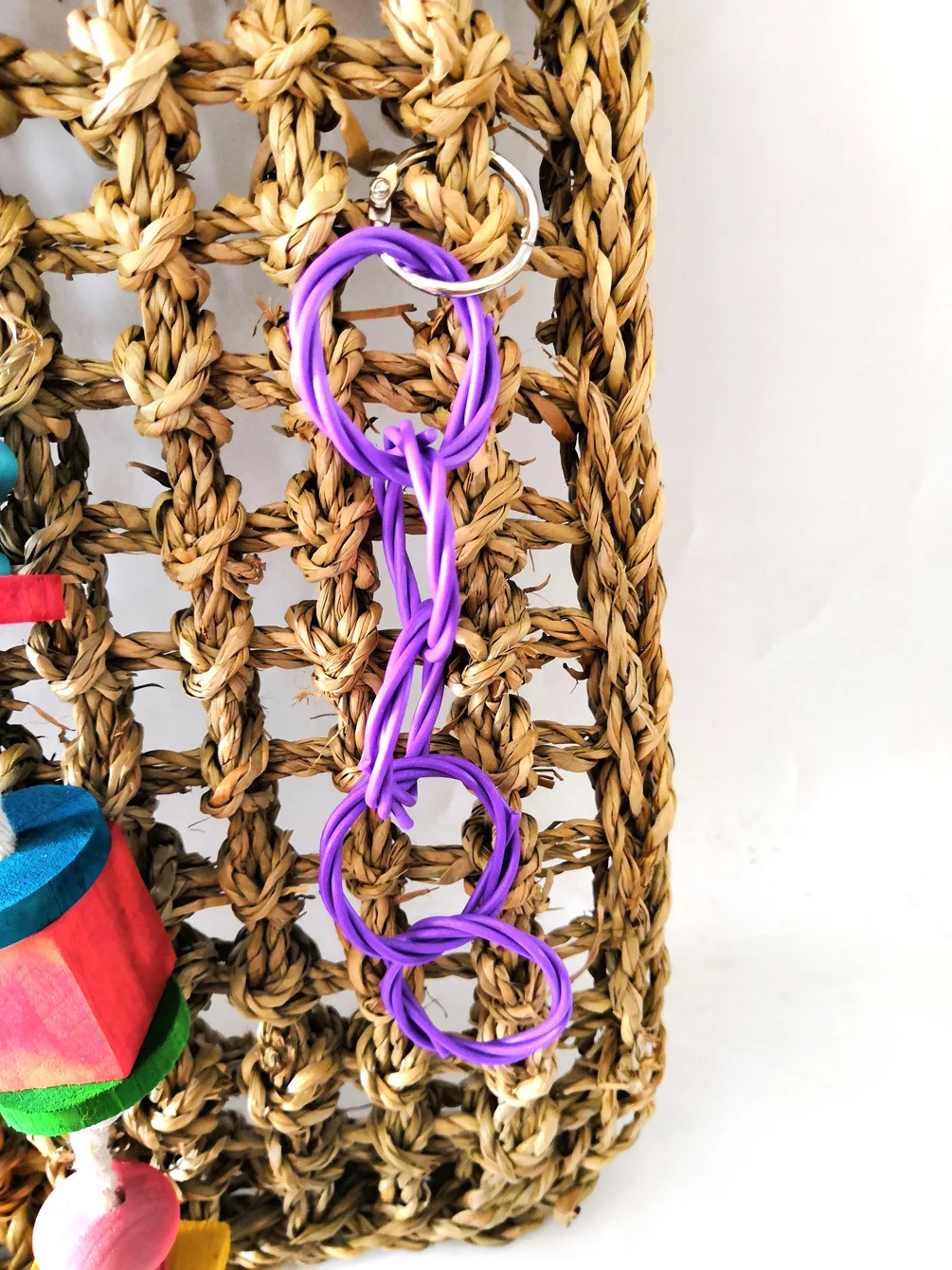 Натуральная трава игрушка для скалолазания Netbird Гирлянда укусов jacobs лестница