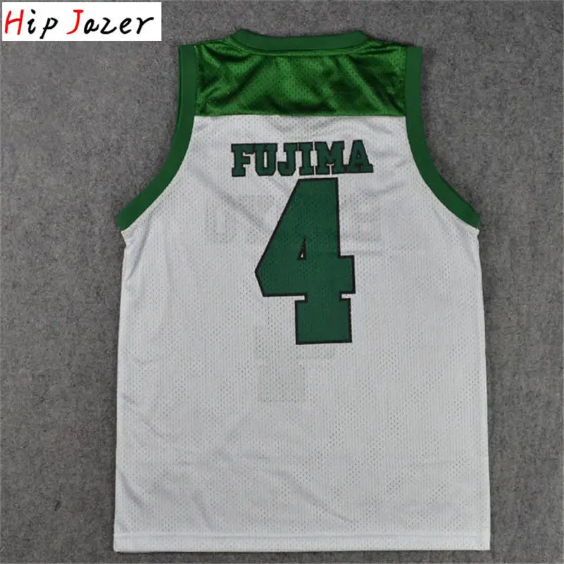 only white tops HipJazer Slam Dunk косплэй Shoyo 4# Kenji Fujima Баскетбол Джерси для мужчин баскетбольный костюм с шорты для женщин - Цвет: only white tops
